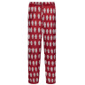 Пижама "Card" red, женская, красный с рисунком, разм. one size