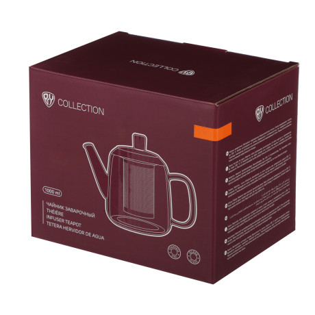 BY COLLECTION Dixon Чайник заварочный 1000мл, жаропрочное стекло