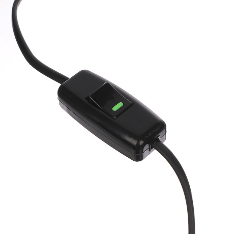 BY Светильник переносной настольный Орлеан, 35 см, Е14, 40Вт, 230В, металл, текстиль, черный