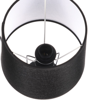 BY Светильник переносной настольный Орлеан, 35 см, Е14, 40Вт, 230В, металл, текстиль, черный