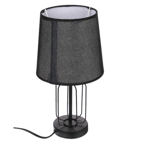 BY Светильник переносной настольный Орлеан, 35 см, Е14, 40Вт, 230В, металл, текстиль, черный