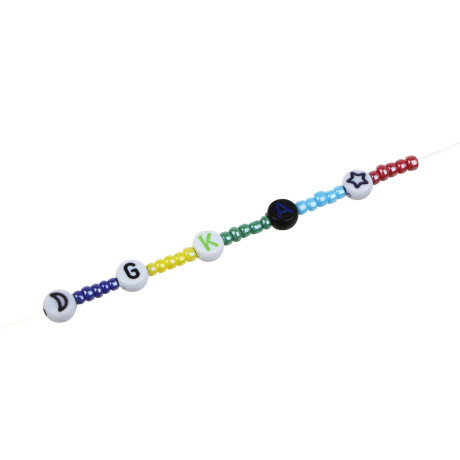 Набор для бисероплетения 10 отделений, пластик, стекло+нить, 6 дизайнов