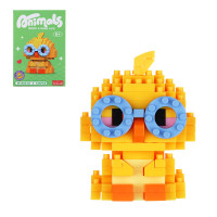 Конструктор мини 3D "Зверюшики", ABS, 7,8х4,1х11,3см, 6 видов