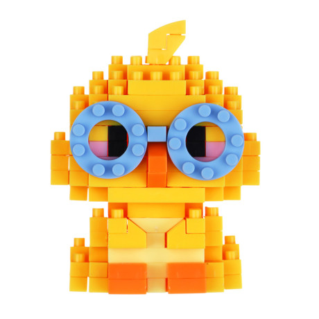 Конструктор мини 3D "Зверюшики", ABS, 7,8х4,1х11,3см, 6 видов