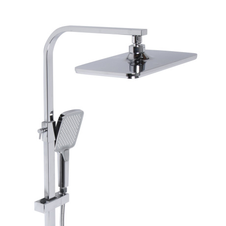 RAIN Душ система с латун смесит (картридж 35мм), верх 1 реж 300*200мм, ручн 3 реж 105*120мм, хром