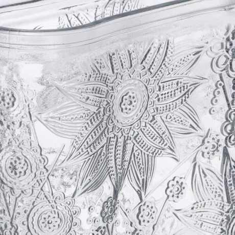 Ваза стеклянная, 13х6х18 см, 2 дизайна