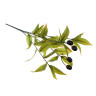 LADECOR Ветка оливы искусственная, 43 см, пластик, ткань, проволока, 3 вида