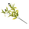 LADECOR Ветка оливы искусственная, 43 см, пластик, ткань, проволока, 3 вида