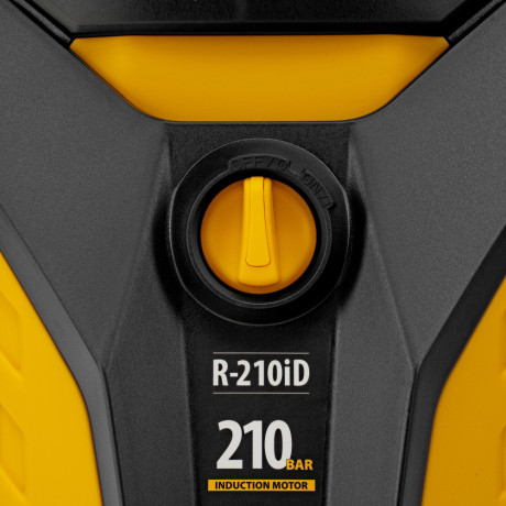 Моечная машина высокого давления R-210iD, 2600 Вт, 210 бар, 8.0 л/мин, асинхронный двигатель, барабан Denzel