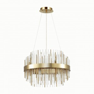 ODEON LIGHT 4639/8 ODL20 423 золотой/металл/стекло Люстра G9 8x40W 220V IDA