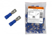 TDM разъем РпИп 2-5-0,8 плос син.(папа)dвил.=4,3ммSпров=1,5-2,5мм(уп.100шт цена за ГУ) SQ0504-0001