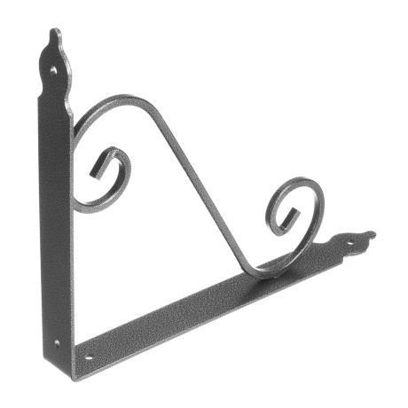 Кронштейн декоративный, 240 х 290 х 30 х 3.5 мм, темно-серый Сибртех