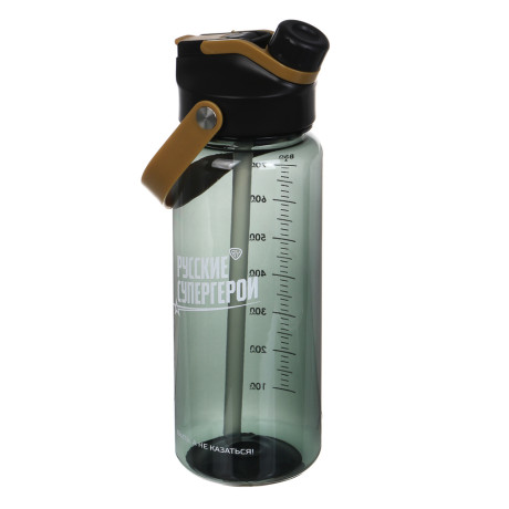 Бутылка для воды тм BY Русские Супергерои, 850мл, 24х8см, PC, PP, 2 цвета