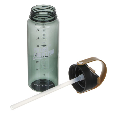 Бутылка для воды тм BY Русские Супергерои, 850мл, 24х8см, PC, PP, 2 цвета