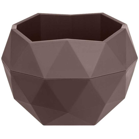 Кашпо Топаз 1,2 л Мокачино КШ-3016 х12