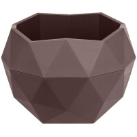 Кашпо Топаз 1,2 л Мокачино КШ-3016 х12