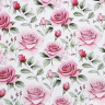 Бумага для упаковки подарков тм LADECOR 70х100 см, 70 г, "Цветы" арт 1, односторонняя, 4 дизайна