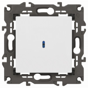 ЭРА Elegance мех. выкл. СУ 1 кл. (инд.) 10A белый матовый 14-1102-01М 65783