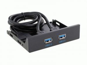 Планка USB 3.0 на переднюю панель 3.5" Gembird, 2xUSB-A 3.0