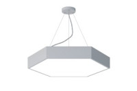 ЭРА св-к св/д Geometria Hexagon 38W(4000lm) 4000K 4K бел. IP40 подв. 600х600х80 SPO-121-W-038 2930