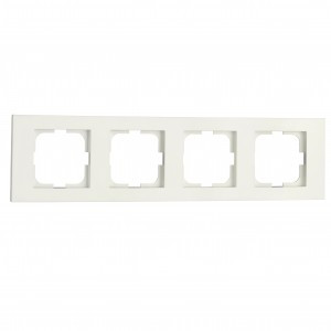 OVIVO Рамка СУ 4 местн. GRANO крем, 400-020000-228