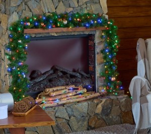 Гирлянда-нить Роса 220V ULD-S2000-200/DGA MULTI DEW 200LED разноцв. 20м провод зеленый IP20 Uniel