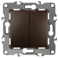 ЭРА 12 мех. выкл. СУ 2 кл. 10А без м.лапок Бронза, автоклеммы 12-1004-13 9980