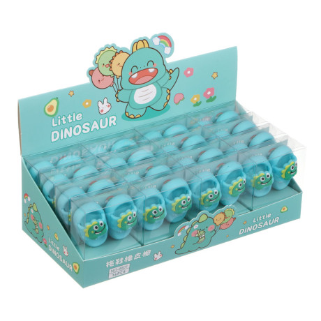 Ластик "Тапки", 4,5х2,5см, ТПР, в пластиковом боксе, шоу-бокс