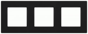 ЭРА 12 рамка СУ 3 мест. Классик, антрацит 12-5203-05