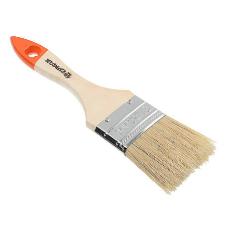ЕРМАК Кисть малярная плоская "Стандарт" " нат. щетина 2" (50мм)
