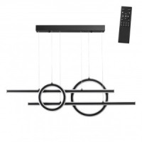 NOVOTECH 359183 OVER NT23 000 чер св-к подвесной димм., пульт ДУ IP20 LED 4000К 116W ONDO