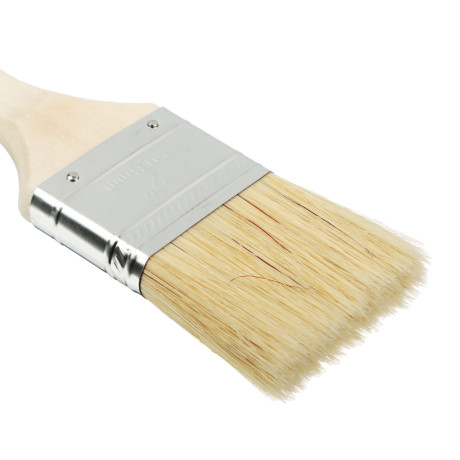 ЕРМАК/HEADMAN Кисть малярная плоская "Евро" нат. щетина 2" (50мм)