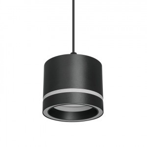 WOLTA св-к подвесной LUCE IP20 под лампу GX53 Чёрный  D83x60  BL WSL-GX53/P06BL