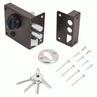 Омега Д-град ЗНЗ медь с защелкой  Замок накладной (15)