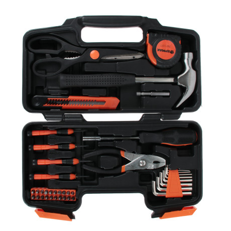 ЕРМАК Набор инструментов 39 пр. "Домашний Мастер", в пластиковом кейсе
