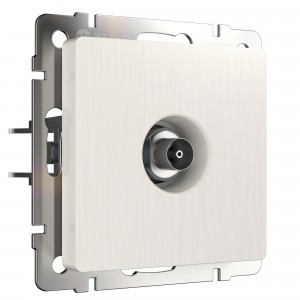 Werkel мех. роз. TV СУ 1 мест. оконечн. (перламутр.рифленый) (WL13-TV a040885)W1183013 a051171