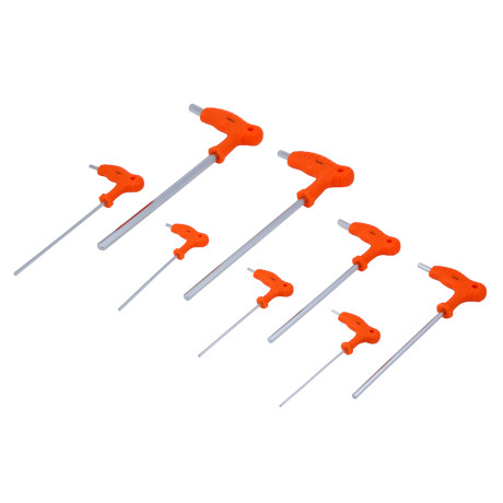 ЕРМАК НАБОР Т-ОБРАЗНЫХ КЛЮЧЕЙ 2-2.5-3-4-5-6-8-10 мм