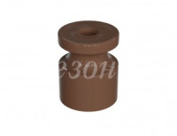 МЕЗОНИНЪ РЕТРО Изолятор пластик (уп.100шт, цена за шт) какао, УСАДЬБА GE30025-70