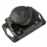 Bylectrica розетка прямая ОУ 1гн. с загл. каучук 2Р+РЕ 1х16А 220-240V IP44 Р16-413