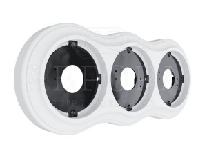 МЕЗОНИНЪ АВРОРА Рамка  трехместная, белый GE70833-01