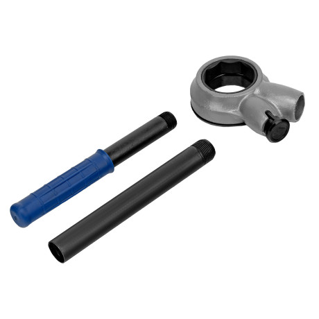 Трещотка для клуппов с удлинителем Сибртех