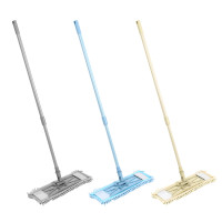 VETTA Швабра эконом с насадкой из микрофиб. без подкл., телескоп., металл, 70-120см, насадка 50г