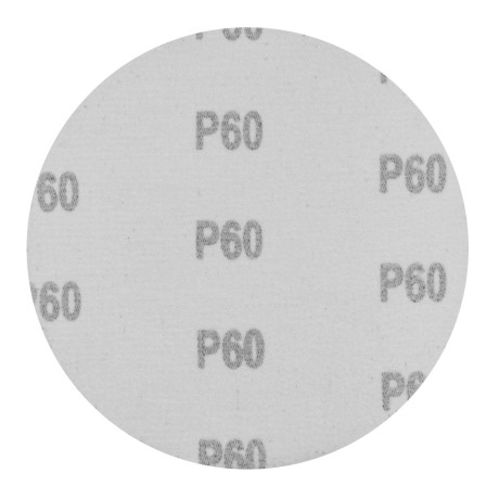 Круг абразивный на ворсовой подложке под "липучку", P 60, 125 мм, 10 шт Сибртех