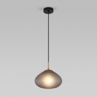 Eurosvet св-к подвес. Е27 1x60W 250х250х920 мет черный/серый Gem 50263/1 a064968