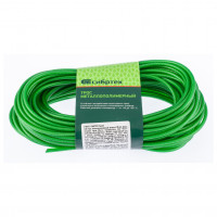 Трос металлополимерный зеленый ПР-4.0, толщина 4.0 мм, моток 20 метров Сибртех