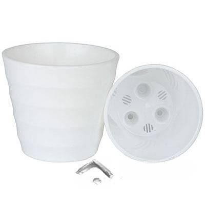 Горшок "Лаура" 3,7л Белый ЛР20-10 Ливингрин (10)