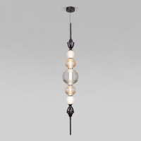 Bogate&#039;s св-к св/д подвес. 18W 3000K 815lm 200x200x1350 стекл/бел/проз/янт Умный дом 436/5 a057842