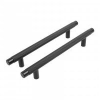 Ручка-рейлинг мебельная 128 AP2308-128 BL мат. черн. 2шт (цена за пару (15, 150) StahlBuro