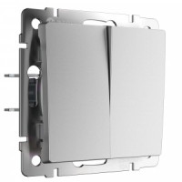 Werkel мех. выкл. СУ 2 кл. 10А, проходной (серебро матовый) W1122065 a063611