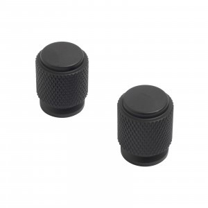 Ручка-кнопка мебельная Knob AP2706 BL мат. черн. 2шт (цена за пару (25, 250) StahlBuro